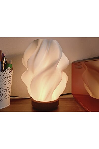 genomera Wave Pattern Table Lamp (Powered by USB Led Light)