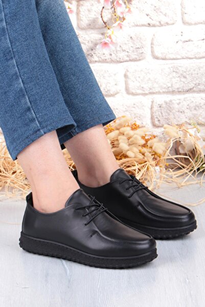 Mehmet Mete 2610 Comfortable Soft Flexible Rubber Sole Genuine Leather Women'...