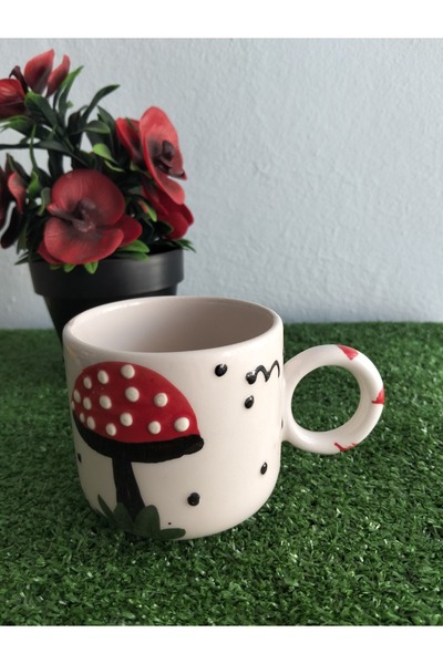 Home Kahve fincanı "Mantar kabartmalı 🍄"