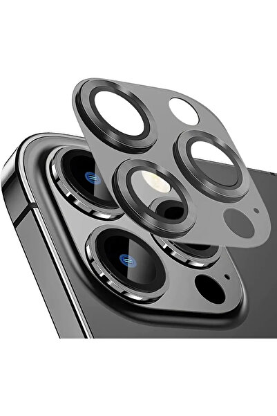 Choice For iPhone 13 Pro black Camera Lens Protector Metal Ring Tempered Glass Cover For IPhone 15 16Plus 1