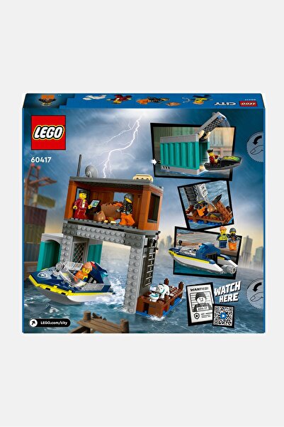 LEGO City 60417 Police Speedboat And Crooks Hideout