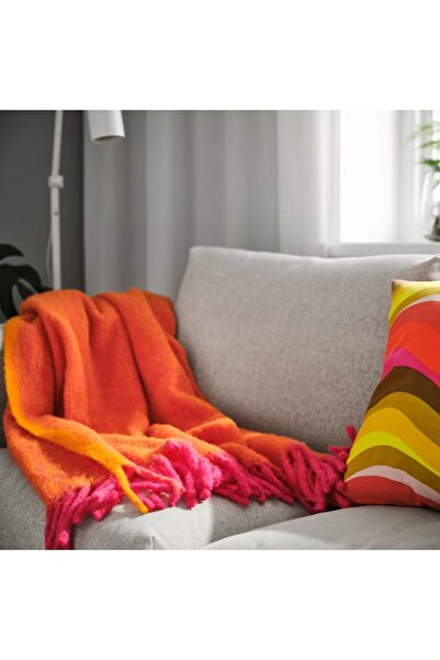 IKEA Cover, bright orange/pink, 130x170 cm