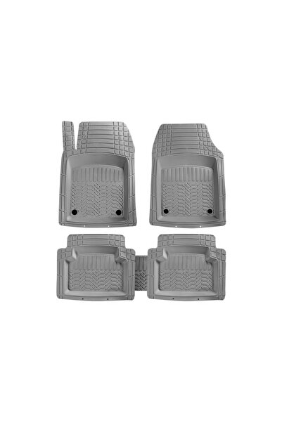 Minderland - Havuzlu Paspas 4d Profesyonel Universal / Tam Set - Gri