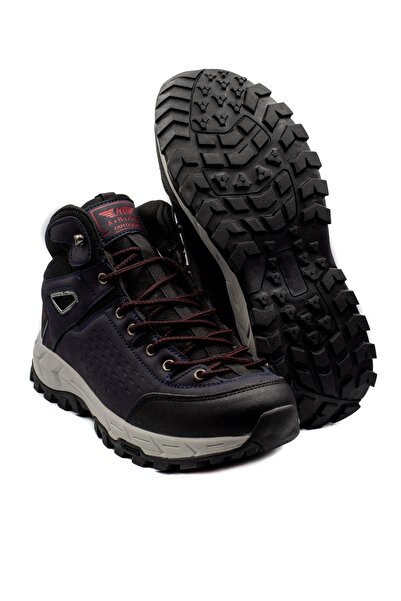 AX Boxing Men's Boots, Eco-leather, Fur-lined, Non-slip Sole with Spikes, Supreme Comfort,