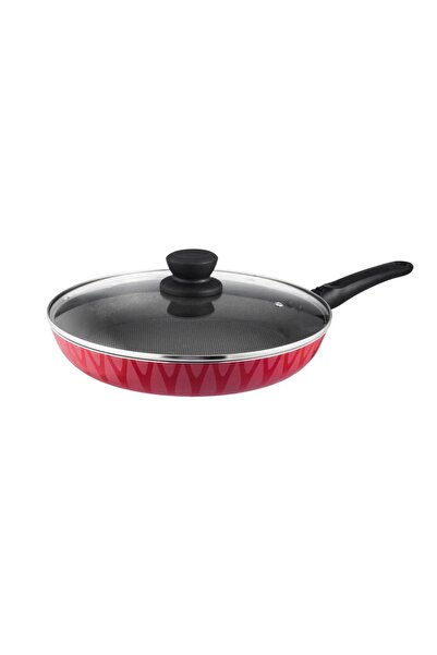 ORIAN مقلاة تراست برو 32 سم مع غطاء زجاجي وطبقة غير لاصقة