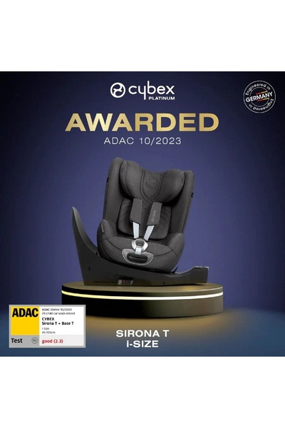 Cybex Sirona T isize (sephia black) (bebek oto koltuğu 0-18 kg) Kullanmak için T baza gerekir