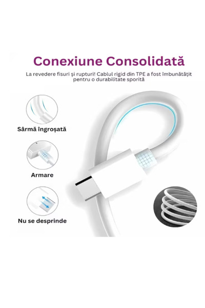 Stone Charger compatible with iPhone 14/13/12/11/Pro/Pro Max/iPad/AirPods, Lightning data cable, 25W