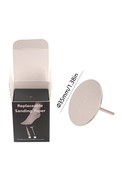 Choice1 1pc shaft 35mm 35mm Replaceable SandPaper Pedicure Tools Manicure Pedicure 3/32'' Disk Foot Dead Ski