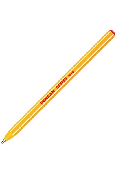 Pensan Office Pen 1010 Ballpoint Pen Red - Blue 1.0mm (Set of 10)
