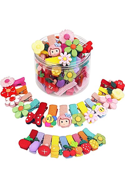 Shining Diva Fashion Colorful Hair Clips Set of 26 for Girls and Kids