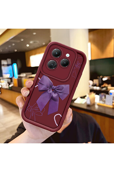 Hontinga حافظة هاتف ملونة من مادة السيليكون المتوافقة مع هاتف Infinix Hot 40/...