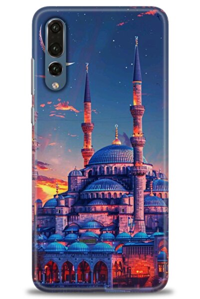 Rulet Aksesuar غطاء متوافق مع هاتف هواوي P20 Pro HD مطبوع - غطاء سيليكون مصمم...