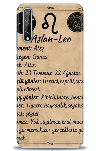 Rulet Aksesuar غطاء متوافق مع هاتف هواوي P Smart S HD مطبوع - غطاء سيليكون مص...