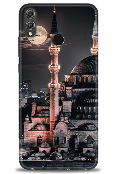 Rulet Aksesuar غطاء متوافق مع هاتف هواوي هونر 8X HD مطبوع - غطاء سيليكون مصمم...