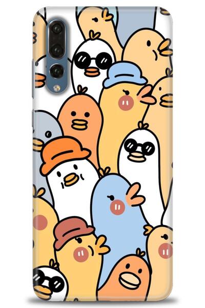 Rulet Aksesuar غطاء متوافق مع هاتف هواوي P20 برو HD مطبوع + واقي شاشة سيراميك...