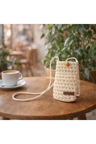 one depot only for quality life Örgü Telefon Çantası