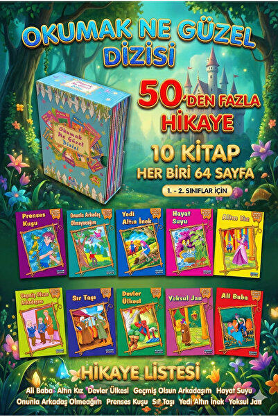 TEK YAYINCILIK 1. ve 2. Sınıflar İçin Simli Okumak Ne Güzel Dizisi 10 hikaye ...