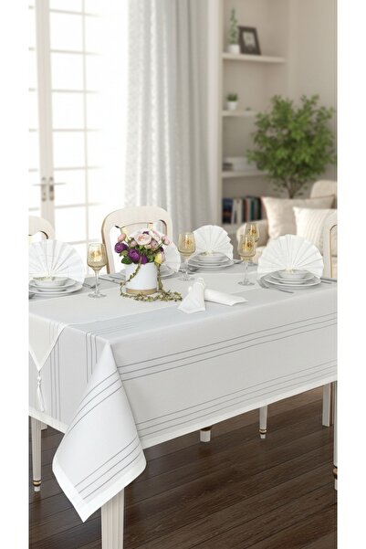 Tropikhome Masa Örtüsü Seti Çeyizlik 12 Kişilik 26 Parça Masa Örtüsü Seti