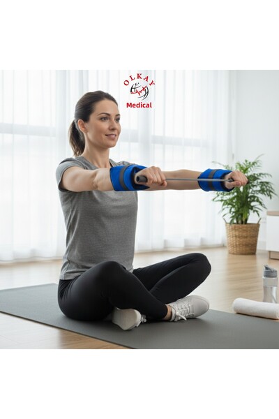 Om 2 kg 1 buc. Greutate albastră pentru mâini și glezne, terapie fizică, exercițiu de reabilitare, greutate de nisip