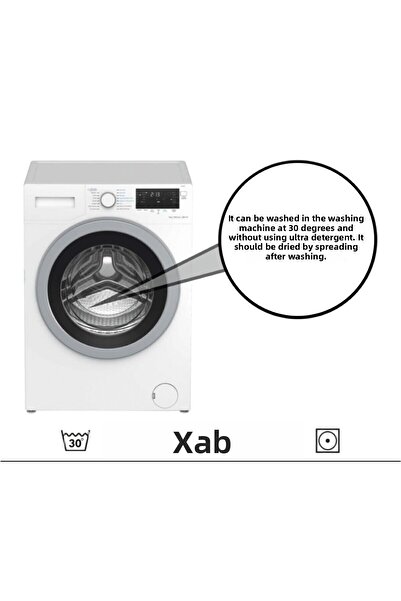 Ardizayn Adenium - Non-Slip, Non-Shedding, Round Base Bathroom Rug, (100X100-60X60-40X60 cm 3-Piece Set)