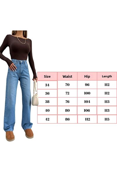 MUG collection Pantaloni de damă din denim Palazzo