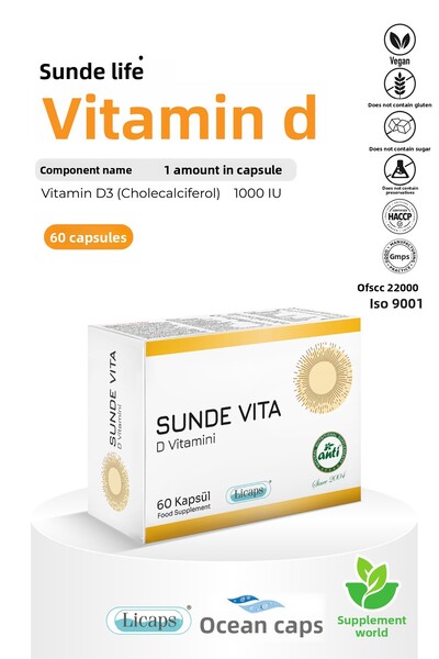 anti Sunde Vita Vitamin D 1000 Iu / 60 Capsules
