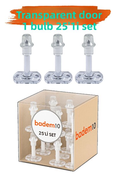 Badem10 Διαφανές 25 τεμάχια πλαστικό προστατευτικό παράθυρου πόρτας 8 εκ. με ...