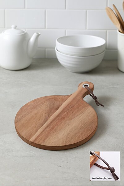 Çavdar Group Acacia Luxury 23X32 cm Oval Presentation Plate Breakfast Plate Presentation Plate Serving Plate