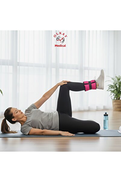 Om 3 kg 2 bucăți greutate roz pentru mâini și glezne, terapie fizică, exerciții de reabilitare, greutate de nisip