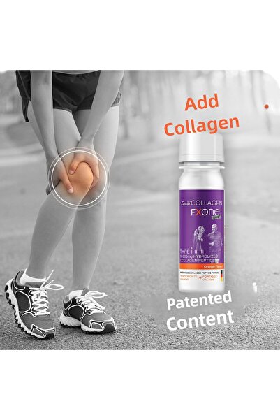 Suda Collagen Collagen Fxone Shot Orange 40 ml X 30 Shots - Orange Flavored 2 Pcs