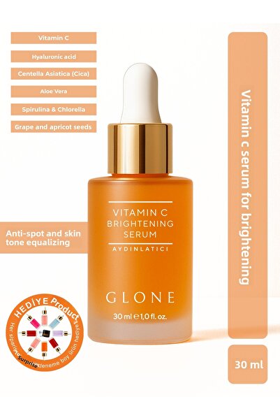 GLONE سيروم فيتامين سي لتفتيح البشرة | 30 مل | تركيبة مضادة للعيوب، وموحدة لل...