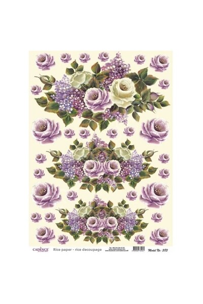 Cadence Brass Decopage Paper Model 383