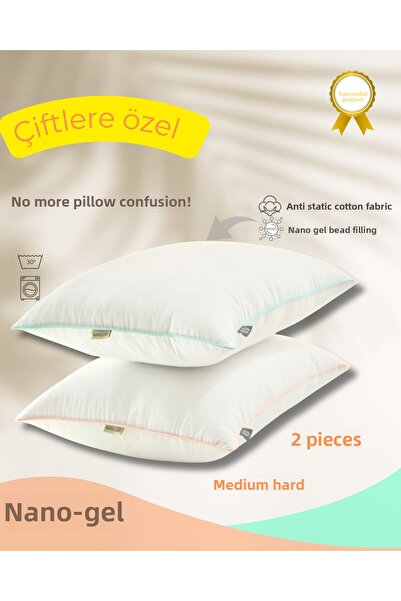 SENORA 2 bucăți pernă medie tare 800 gr Nanojel