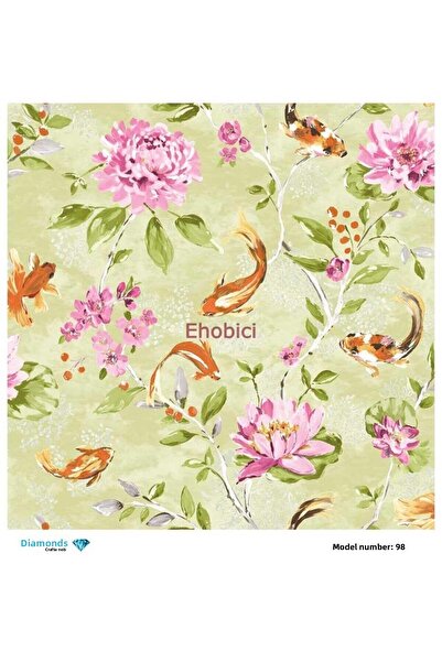 ehobici ورق ديكور نحاسي ماسي - 098 - 30x30
