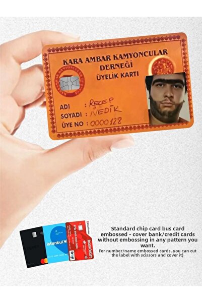 Hediyeni Al جمعية سائقي الشاحنات كارا أمبار - ملصق تغطية لبطاقة الائتمان على ...