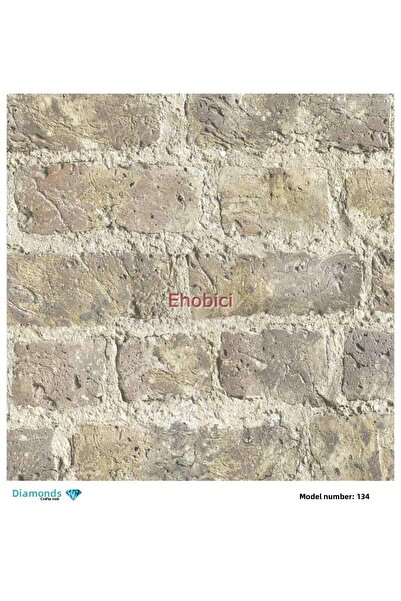 ehobici ورق ديكور نحاسي ماسي - 134 - 30x30