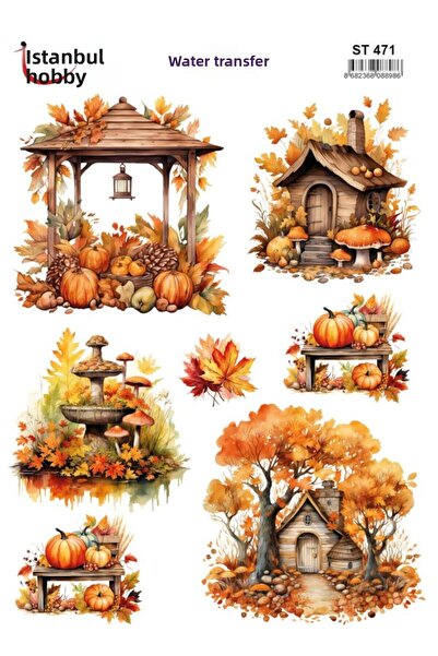 İstanbul Hobi ورق نقل مائي 25×35 سم ST-471