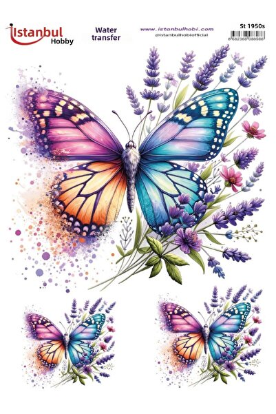 İstanbul Hobi ورق نقل مائي 25×35 سم ST-1950