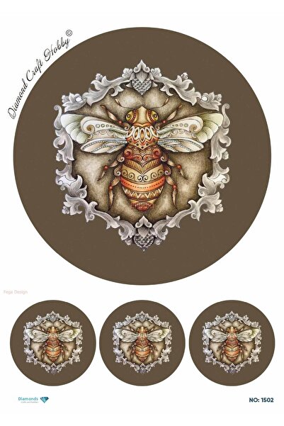 ehobici ورق ديكور نحاسي ماسي - 1502