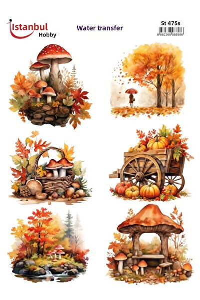 İstanbul Hobi ورق نقل مائي 25×35 سم ST-475