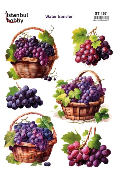 İstanbul Hobi ورق نقل مائي 25×35 سم ST-457