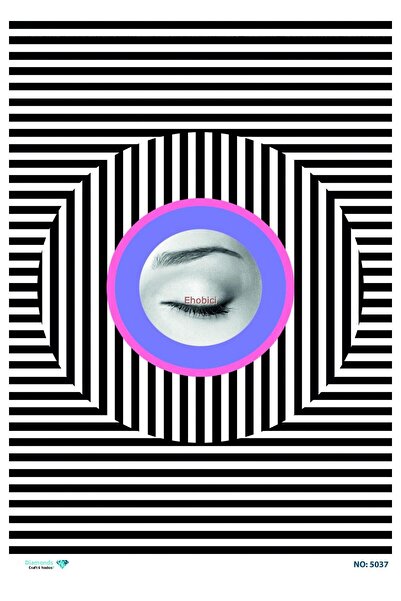 ehobici ورق ديكور من النحاس الماسي - 5037