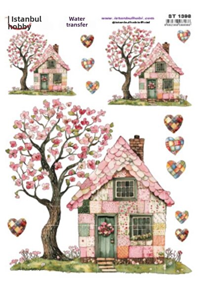 İstanbul Hobi ورق نقل مائي 25×35 سم ST-1398