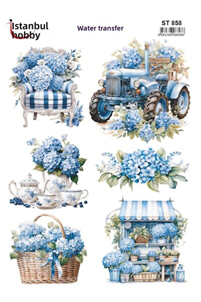 İstanbul Hobi ورق نقل مائي 25×35 سم ST-858