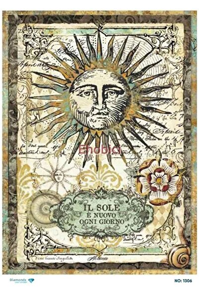 ehobici ورق ديكور نحاسي ماسي - 1306