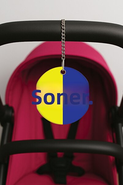 Cekuonline إكسسوار زخرفي مطبوع من البليكسي لعربة الأطفال - 10×10 سم طباعة بالأشعة فوق البنفسجية 74