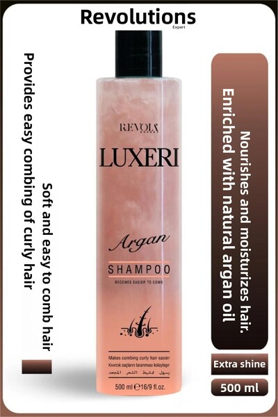 revola شامبو وبلسم 2 في 1 من لوكسيري سهل التمشيط 500 مل بالأرغان