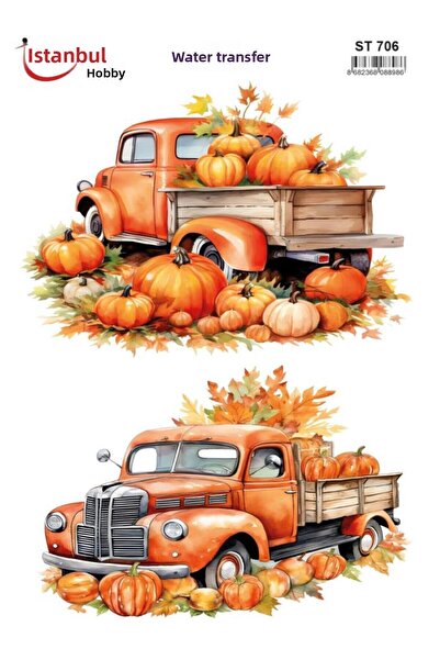 İstanbul Hobi ورق نقل مائي 25×35 سم ST-706