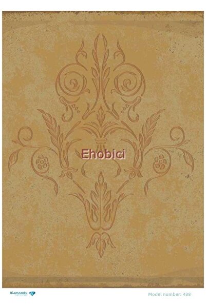 ehobici ورق ديكور من النحاس الماسي - 438