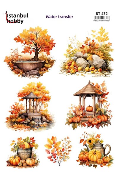 İstanbul Hobi ورق نقل مائي 25×35 سم ST-472